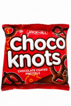 Jack & Jill milk and chocolate coated pretzels