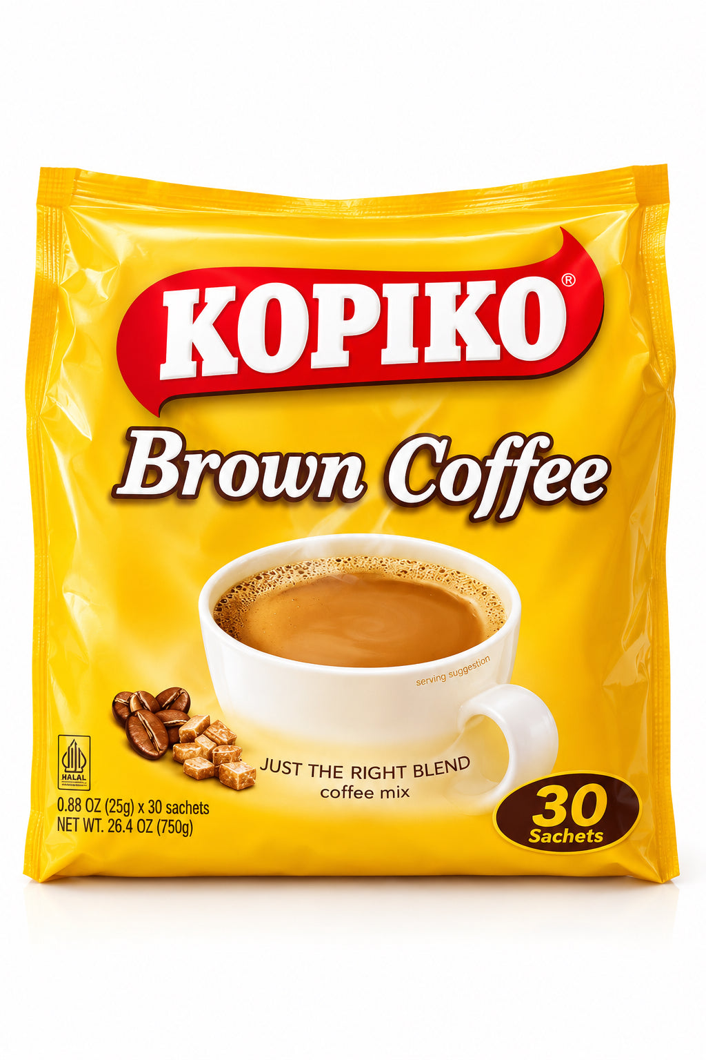 Kopiko Brown-26.4oz per bag of 30 sachets.