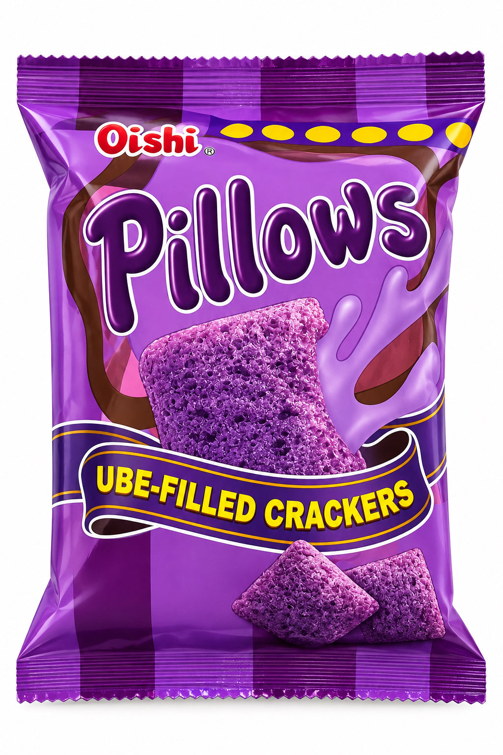 Oishi Pillows Ube Filled (small)