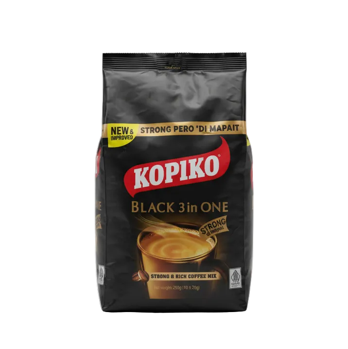 Kopiko Black 3-in-1 Coffee Mix - 10 x 30g