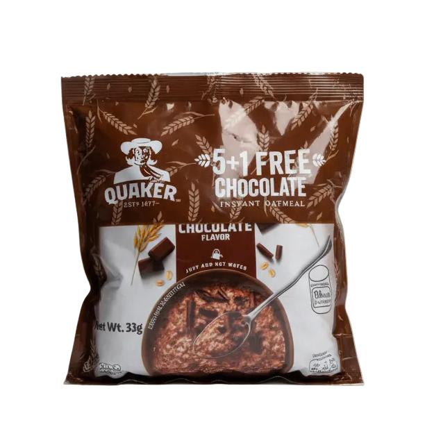 Quaker - 5+1 Free Chocolate Instant Oatmeal - 33g