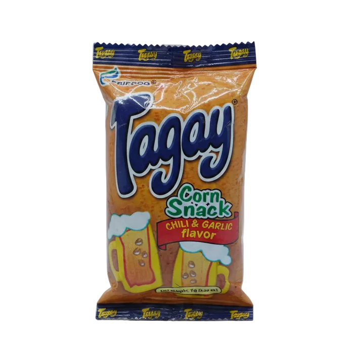 Tagay - Corn Snack - Chili & Garlic Flavor - 12 x 7g