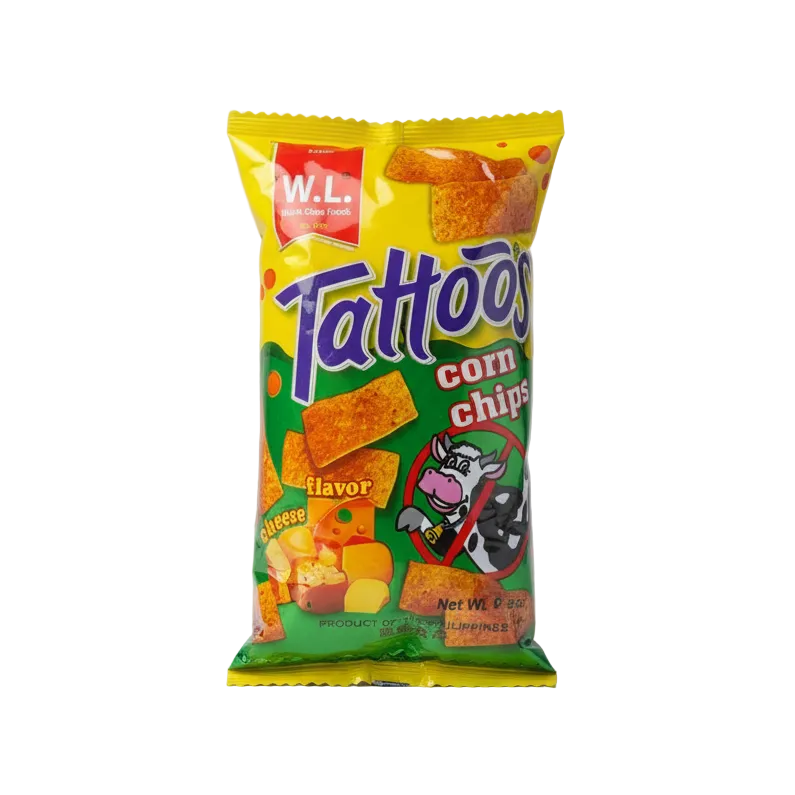Tattoos Corn Chips - 12 x 8g