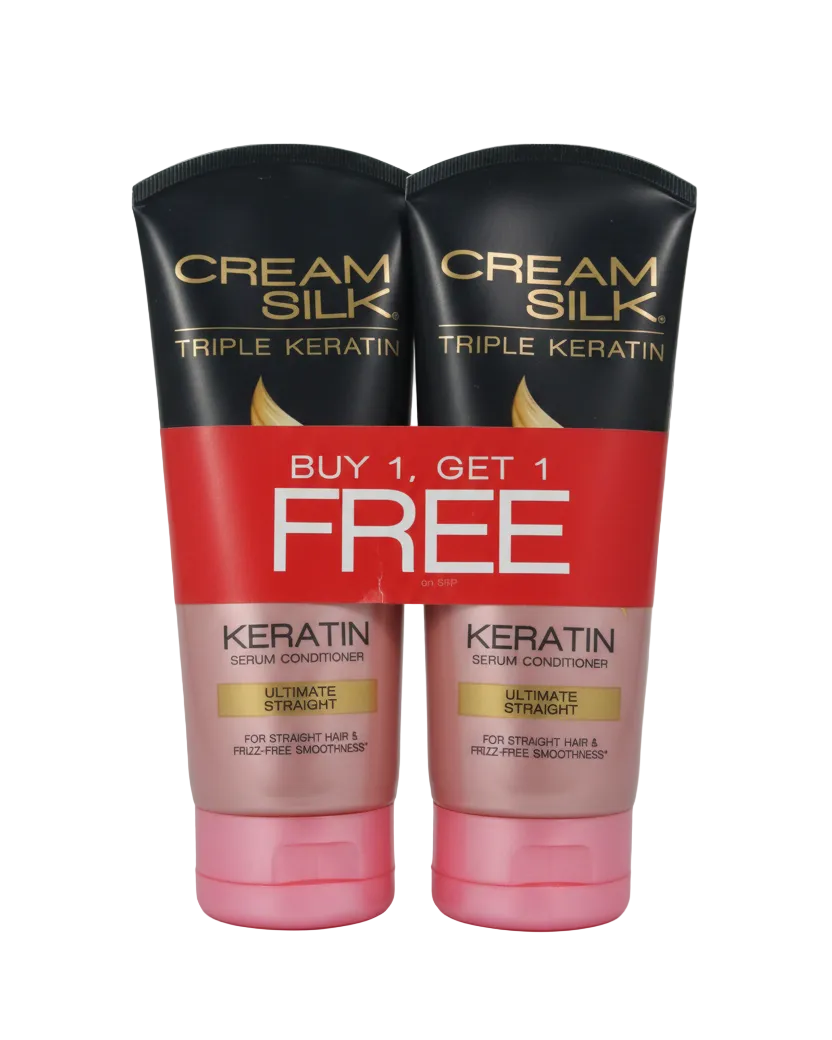 CreamSilk - Triple Keratin Serum Conditioner (Buy 1, FREE 1) - 340ml