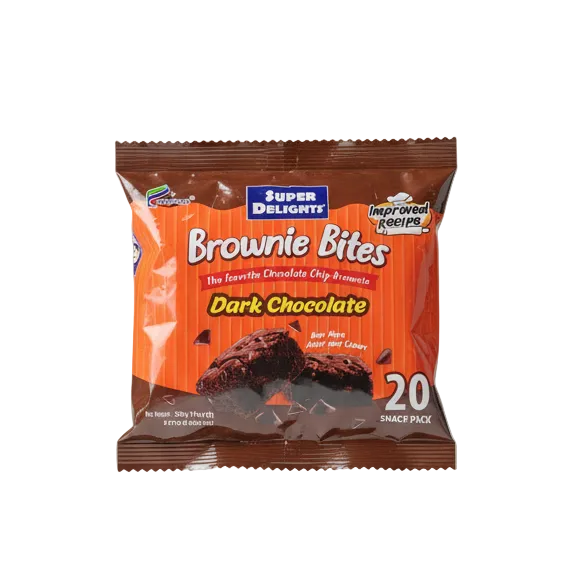 Super Delights Brownie Bites – Dark Chocolate - 20 x 14g