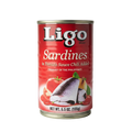 Ligo Sardines - In Tomato Sause Chilli Added - 155g