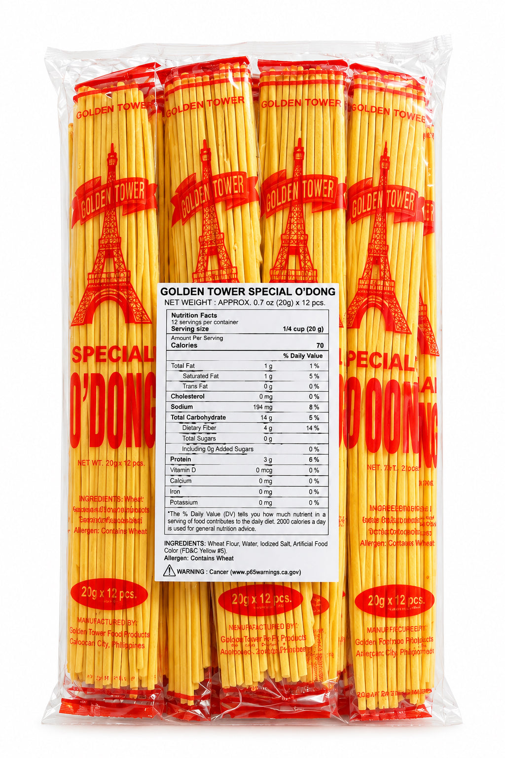 Golden Tower Special Odong 12pcs- 0.7oz/20g
