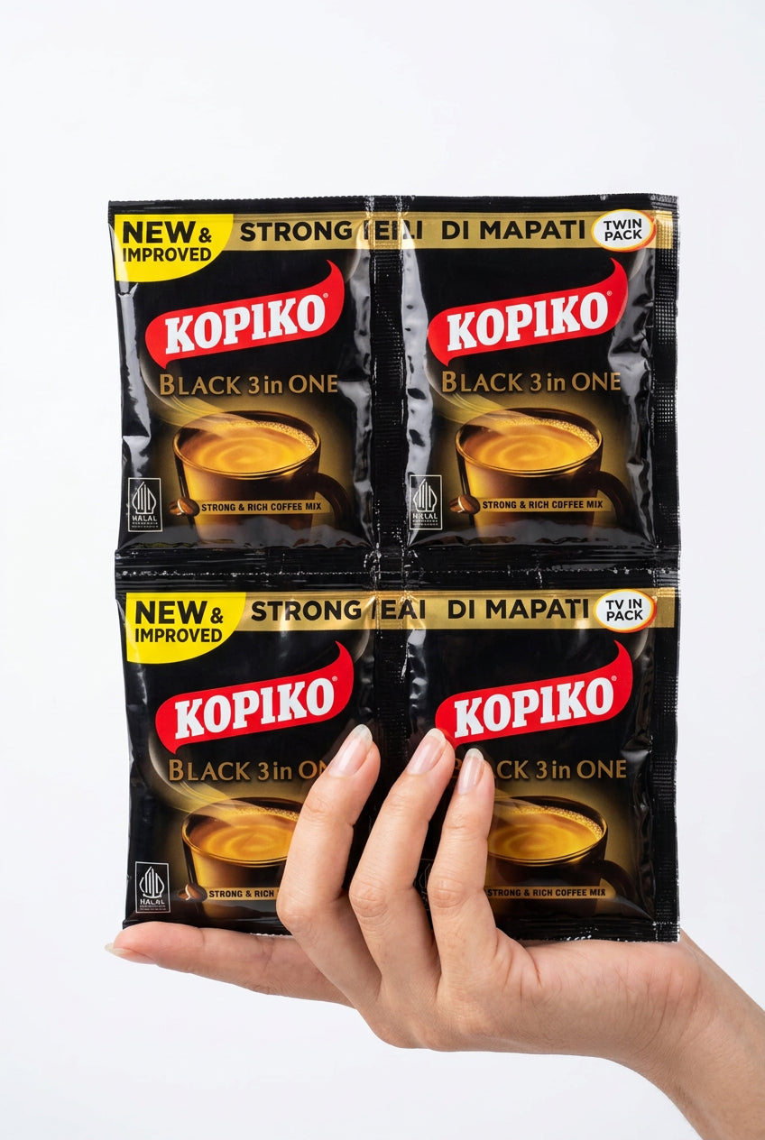Kopiko Black 3 in One(Twinpack) -20gx 40pcs