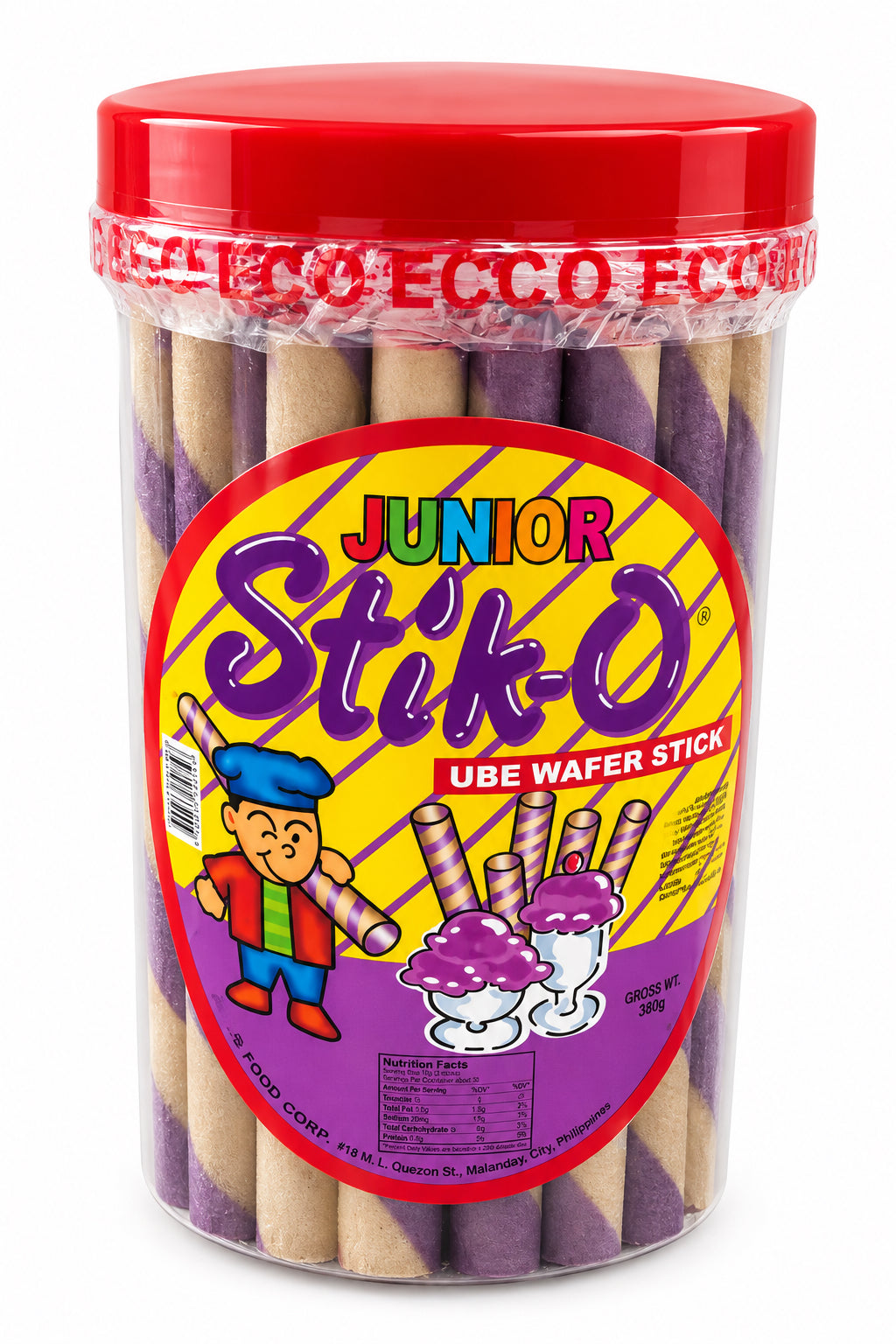 Ecco Junior Stik-O Wafer Stick- 380g