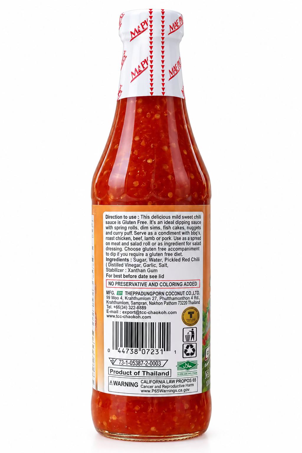 TCC Mae Ploy Sweet Chili Chicken Sauce(small) 12oz