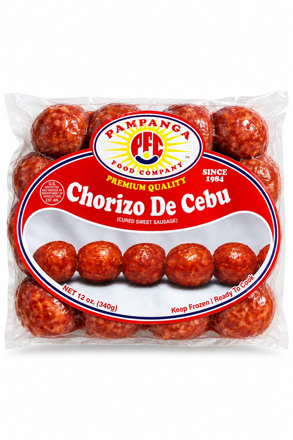 Pampanga Chorizo de Cebu- 12oz
