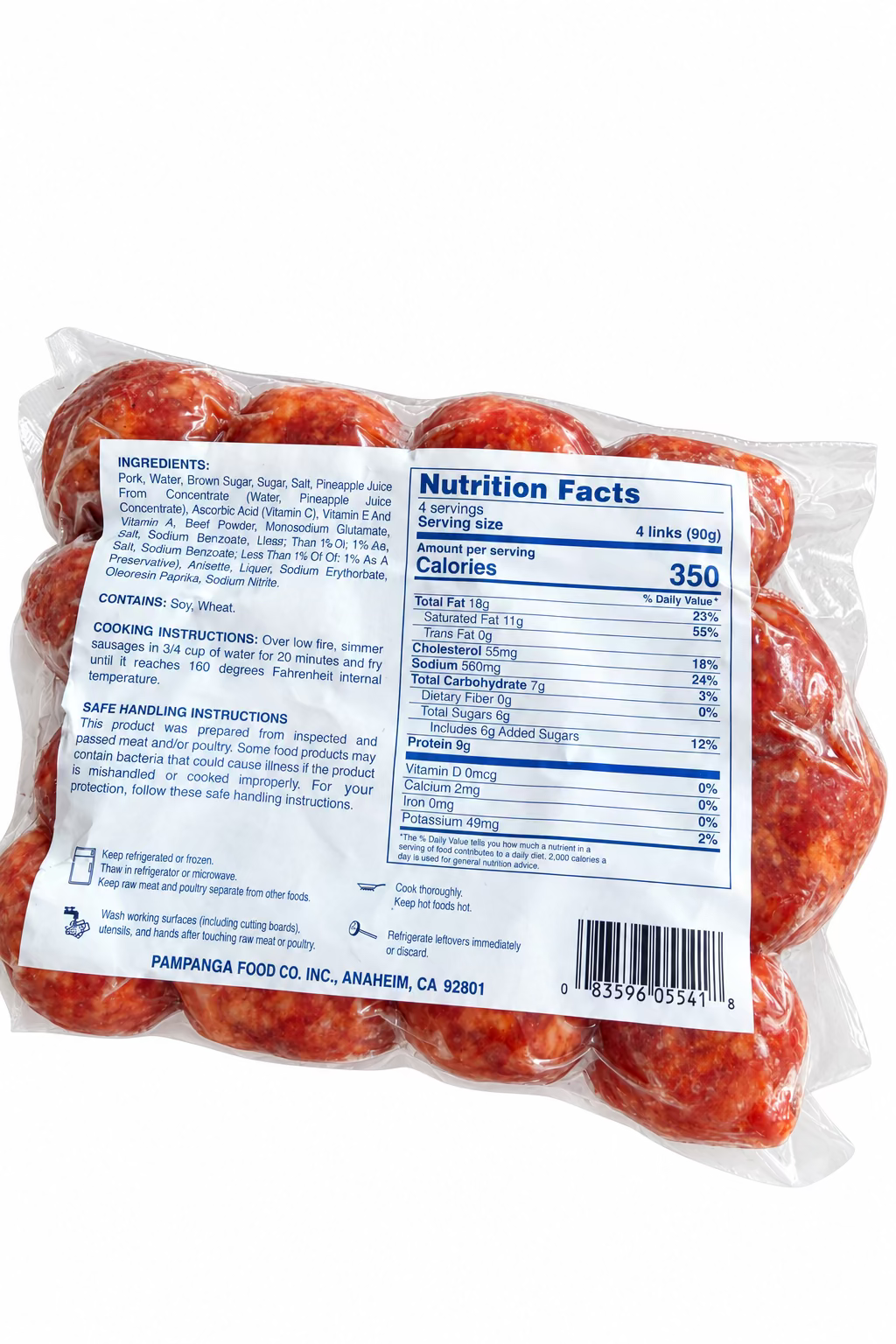 Pampanga Chorizo de Cebu- 12oz